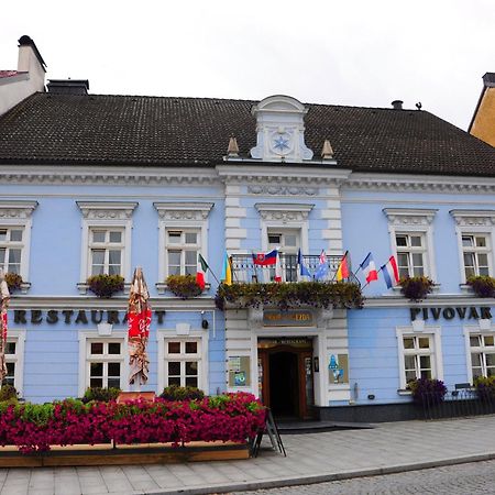 Hotel Restaurant Modra Hvezda Dobřany Exteriör bild